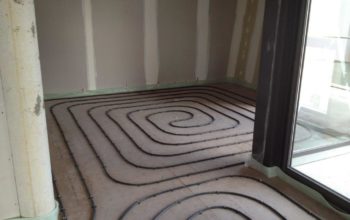 Plancher chauffant pavillon 78